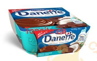 Dessert Danette de Danone à 1$ au lieu de 2,99$ Danette 4X100g - Dessert Danette de Danone à 1$ au lieu de 2,99$