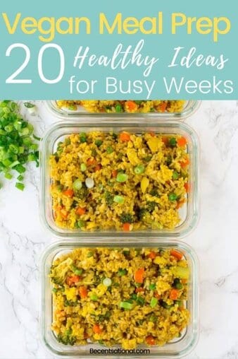 vegan meal prep ideas pin2