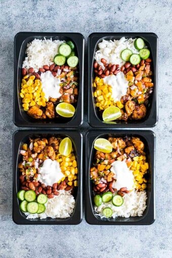 easy kitchen burrito meal prep ideas