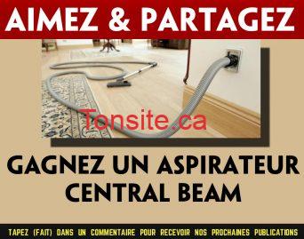 Gagnez un aspirateur Central Beam 500AW aspirateur concours - Gagnez un aspirateur Central Beam 500AW