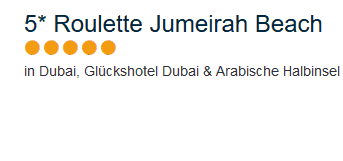 Roulette Urlaub in am arabischen Golf Roulette Urlaub in am arabischen Golf