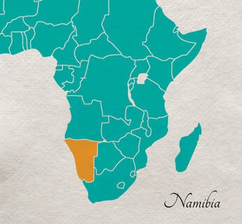 Namibia Map