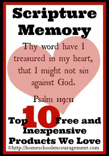 Scripture Memory Products we Love