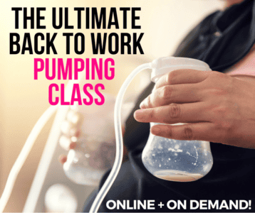 The Ultimate Back to Work Pumping Class