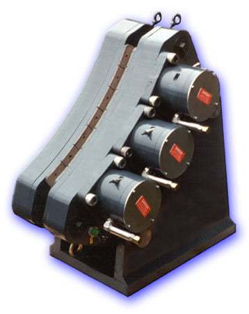 Self contained actuators Individual actuators are field replaceable, provide brake force adjustment, and include spring caging feature