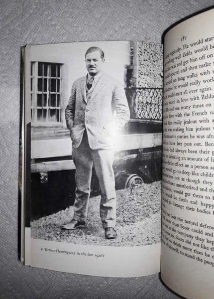 a photo of Hemingway in Moveable Feast
