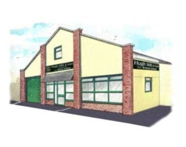Newton Abbot office illustration