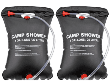 Douche solaire camping en plastique