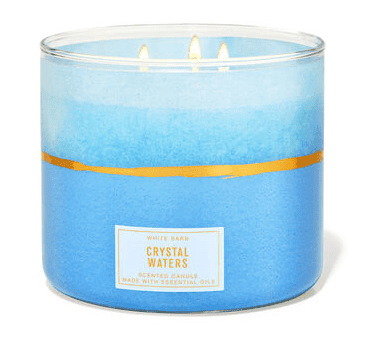 Crystal waters candle