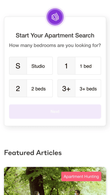 Apartment List Mobile Search