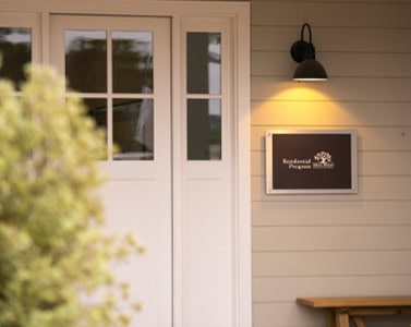 Front door of the Residential Program at Muir Wood