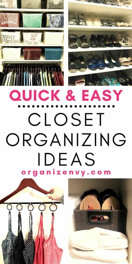 Easy Closet Organizing Tips