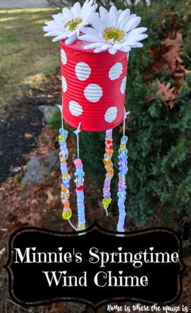 Get your home ready for spring by making this kid-friendly wind chime craft. Minnie's Springtime Wind Chime is a fun craft that will help welcome spring.
