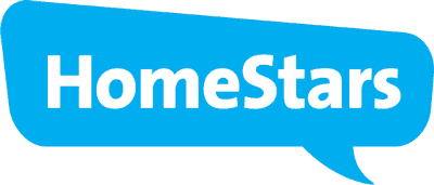 homestars-logo HomeStars Blue Speech bubble Logo