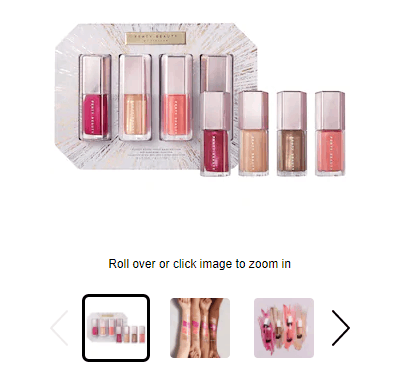 Fenty Beauty lip gloss kit