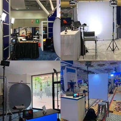 Atlanta Headshot Photo Booth Examples Atlanta headshot photo booth customized to your space.