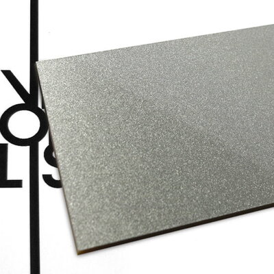 Plexiglass grigio metalizzato - campione