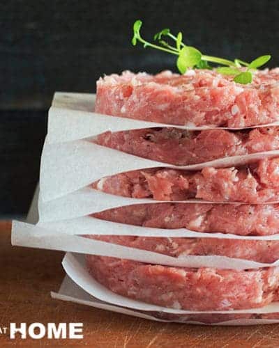 Hamburger Patties made ahead for faster meals