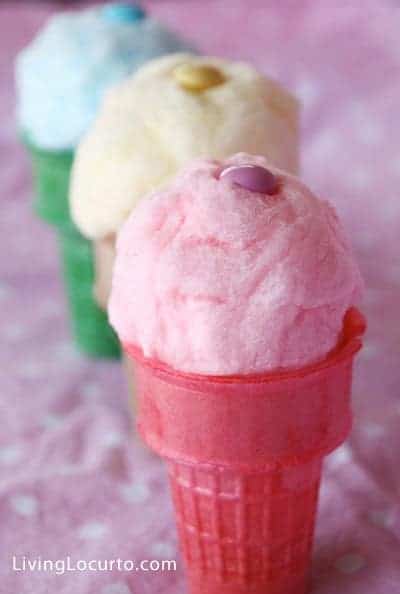 Glow In The Dark Cotton Candy Fun Birthday Party Idea