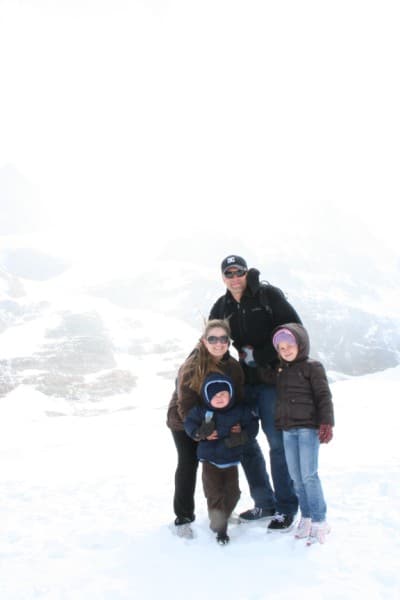 Alberta Family Glacier Columbia Icefield Adventure, Brewster Tours Glacier adventure, athabasca glacier, glacier adventure, banff with a toddler, banff with toddlers