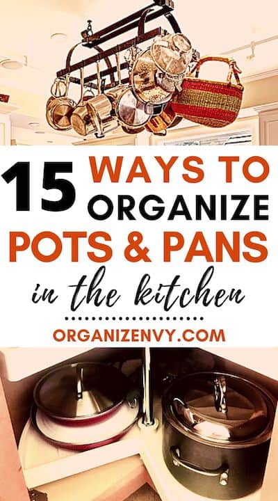 Organize pots and pans