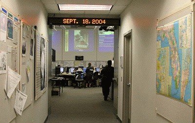 Photo of hallway opening to Florida's Emergency Center