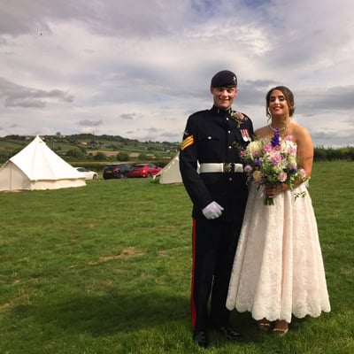 The barn at cott farm is a stunning venue