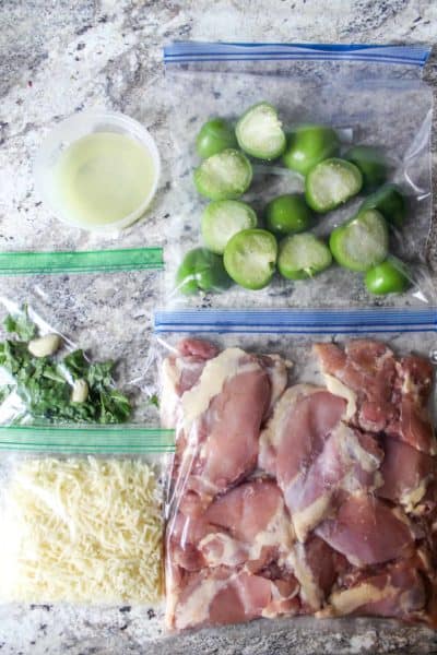 Salsa Verde Chicken Bake Prep Pack