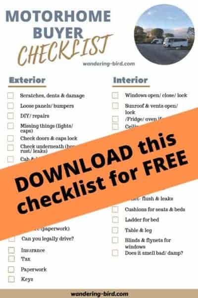 Buying A Motorhome 11 Things You Need To Ask Or Do Before You Buy