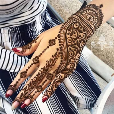 mehendi design easy