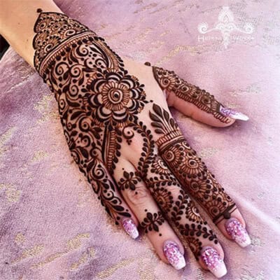 simple mehendi design images