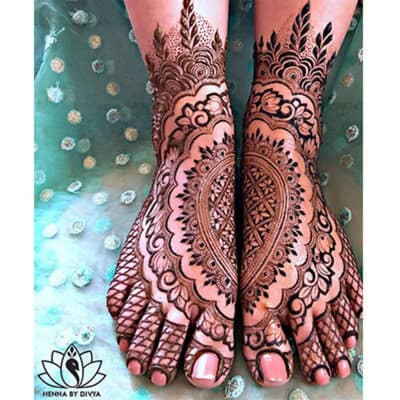 round mehendi design
