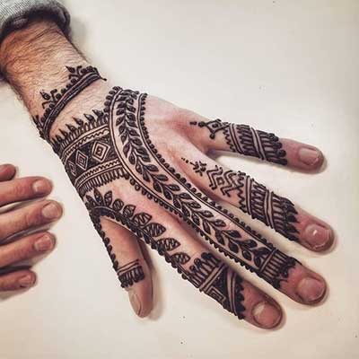 Leaf Trail Mehendi