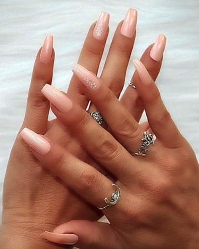 trendy Long press on nails