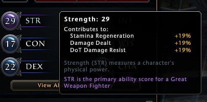 neverwinter build ability scores