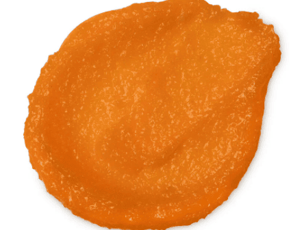 orange scrub from Lush