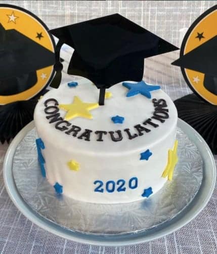 Star Graduation Cake