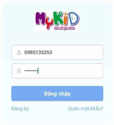 Đăng nhập mykid