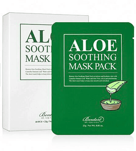 benton aloe soothing mask pack