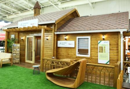 Fully Functional Wood Houses made with Canadian Wood - 1