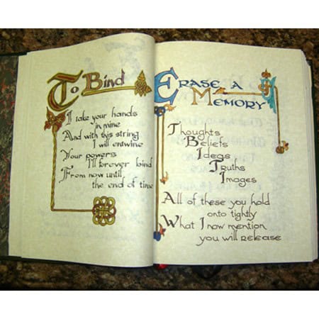 Charmed Book of Shadows pages