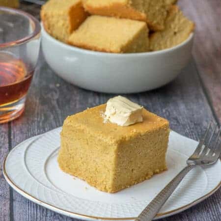 Cornbread with a knob of butter