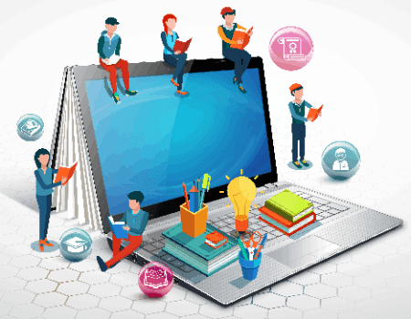Web Based Training mit Infoport Web Based Training - Computer und die Lernenden