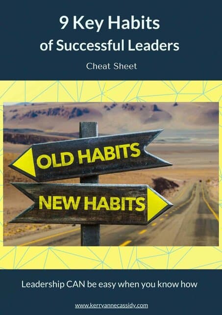 9 Key Habits of Successful Leaders Cheat Sheet