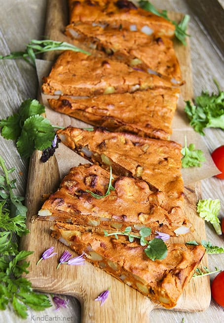 Parsnip Potato Farinata Slices Gluten Free Vegan Kind Earth Italian and korean cuisines meet in an intriguing vegan recipe for potato and pasta dumpings in a zingy consider the parsnip: kind earth