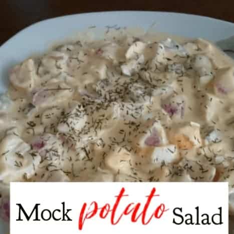 Fake Potato Salad {no cauliflower}