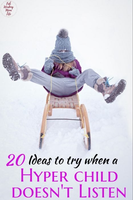 When Your Hyper Child Just Doesn T Listen Try This Fab Working