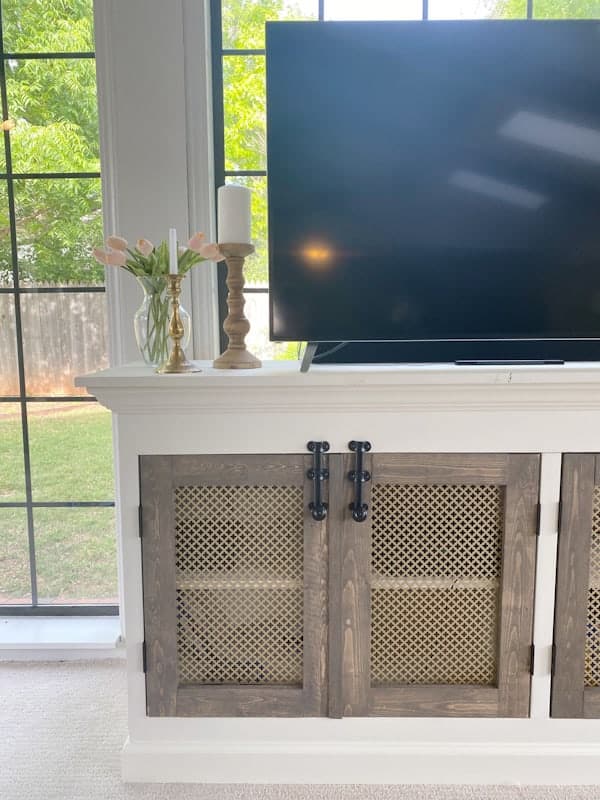 DIY Farmhouse TV Console - ORC Week 2 4