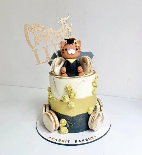 Cute Bear Congrats Cake