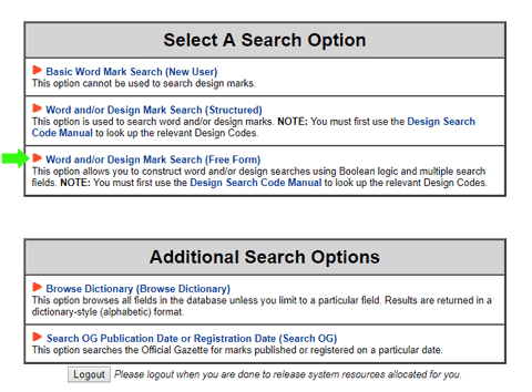TESS, Search Options
